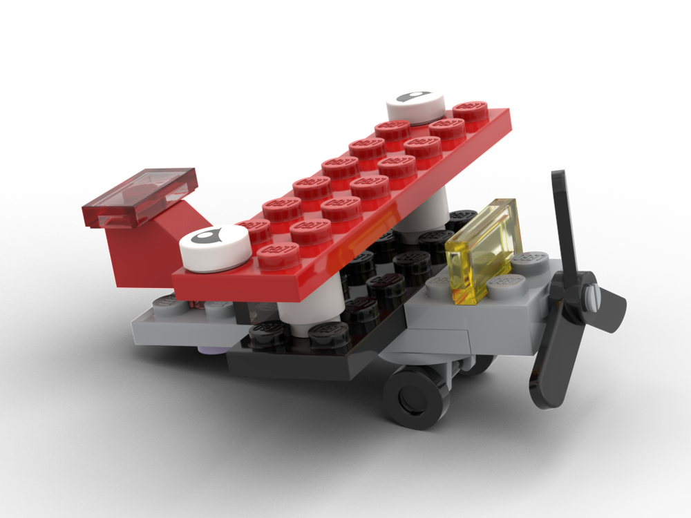 LEGO MOC 11005 Advent Day 8 Airplane by plastic.ati