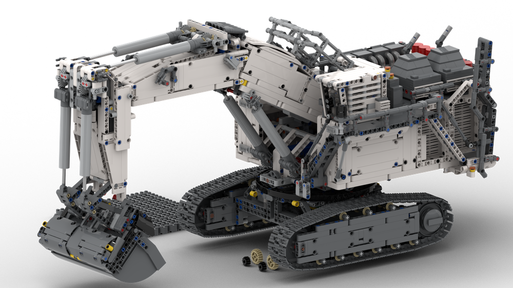 LEGO MOC 42100 R9800 backhoe by efferman | Rebrickable - Build 