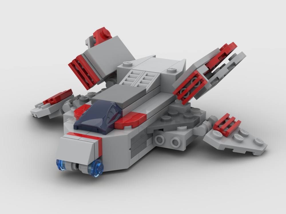LEGO MOC Captain Marvel Fighter jet mini model by gabizon | Rebrickable ...