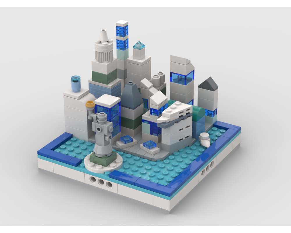 LEGO MOC New York mini scale by gabizon | Rebrickable - Build with LEGO