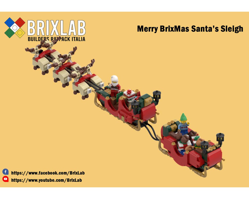 lego sleigh 2021