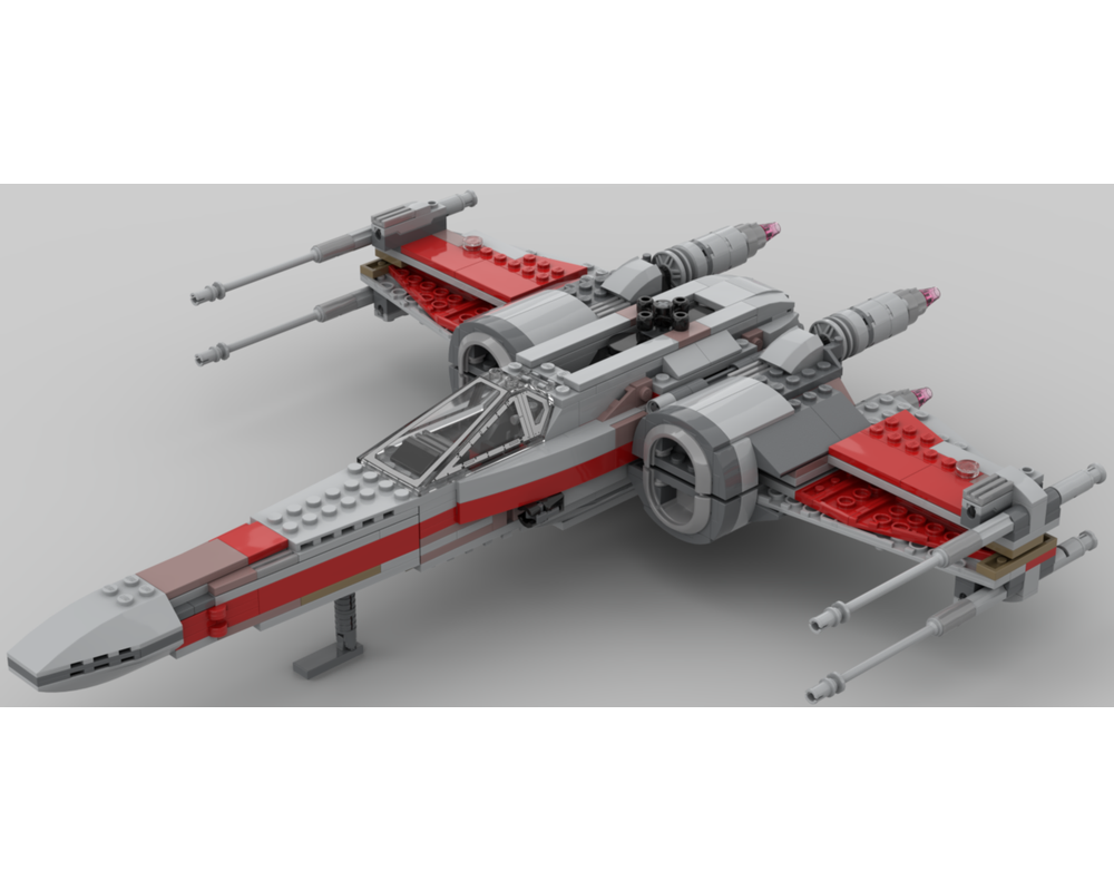 red x wing lego