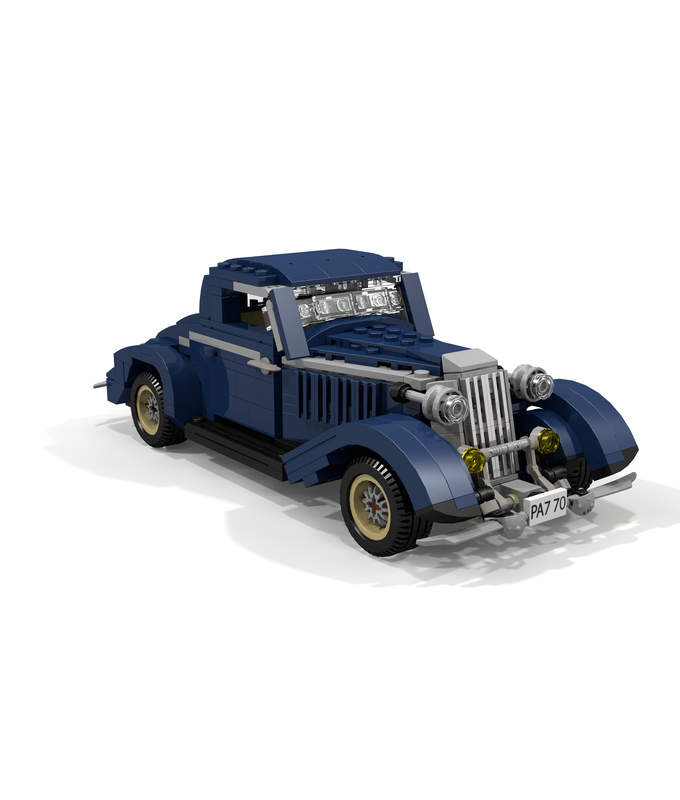 Solido フォード カブリオレ 1935 グレー×ブルー 【5110m】 Solido