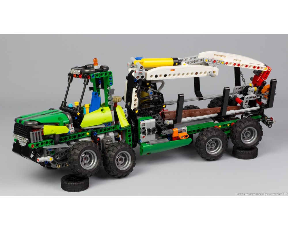 LEGO MOC 42080 Model C - Forwarder by Nico71 | Rebrickable - Build with ...