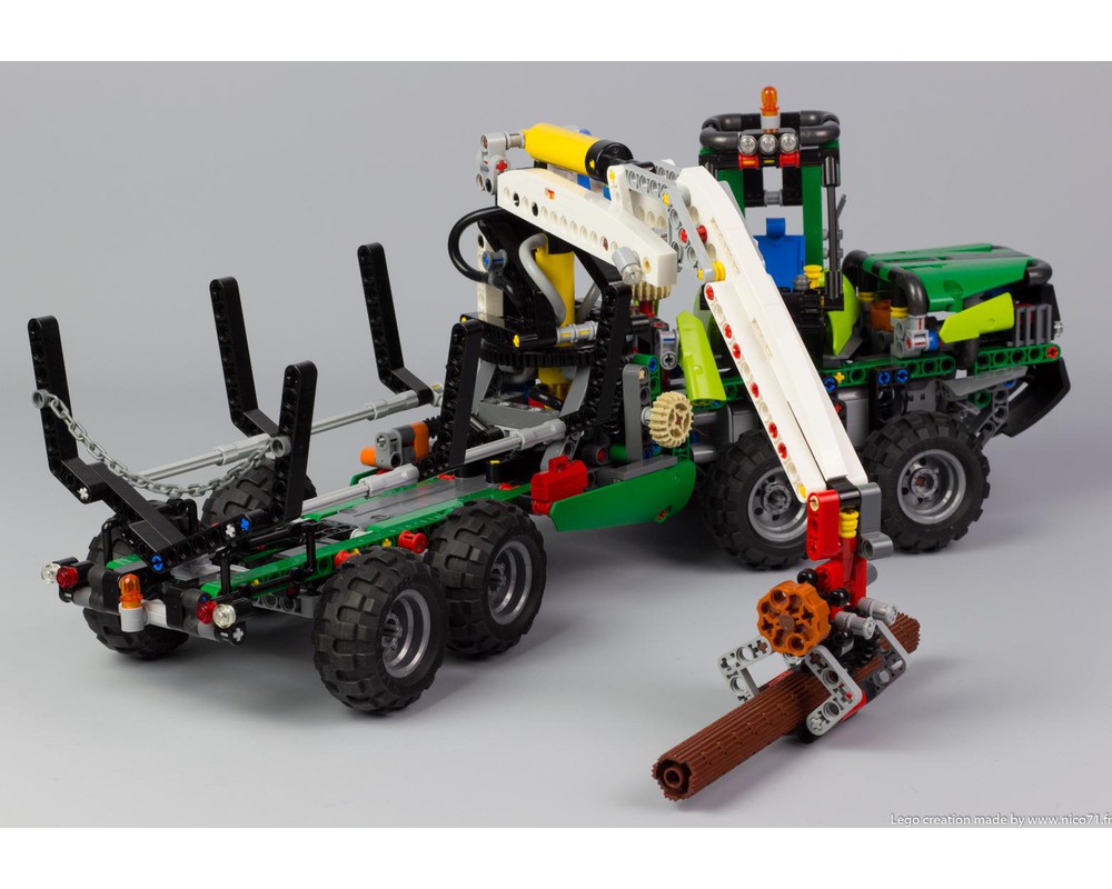 LEGO MOC 42080 Model C - Forwarder by Nico71 | Rebrickable - Build with ...