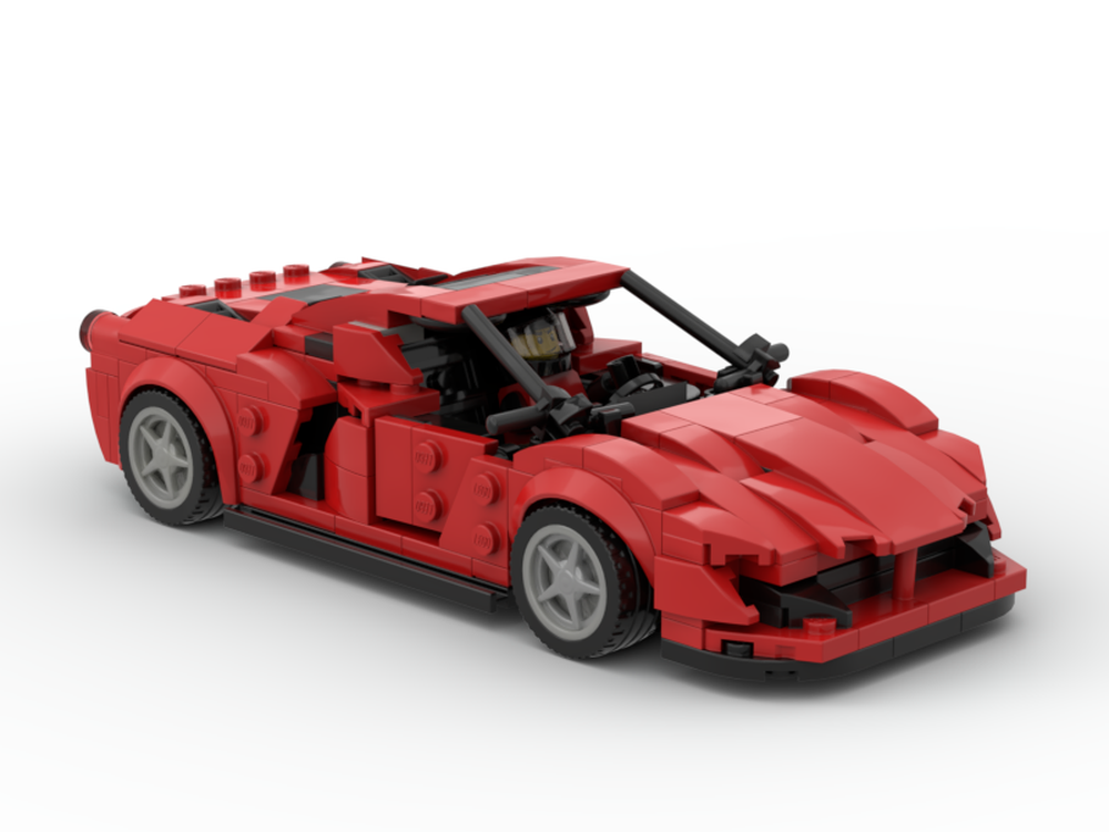 a nombre de Cabaña motivo LEGO MOC Ferrari LaFerrari by legotuner33 | Rebrickable - Build with LEGO