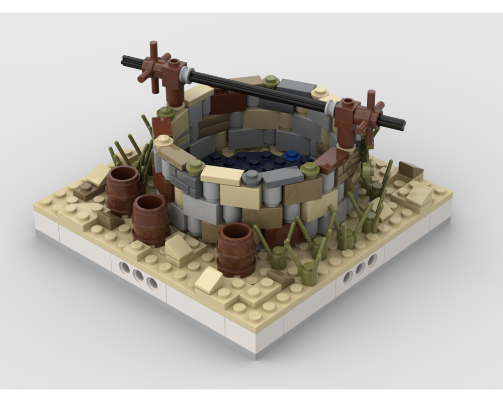 LEGO MOC Well for a Modular Desert 