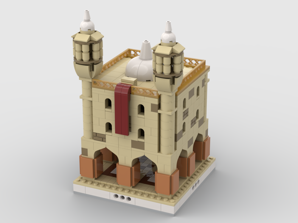 LEGO MOC Desert Temple for a Modular Desert village by gabizon