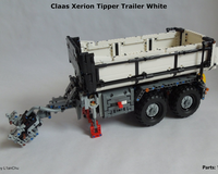 Claas Xerion Tipper Trailer White