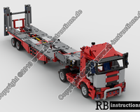 42098 C-Model -> 2 Axle Tractor Unit with Low Loader Semitrailer