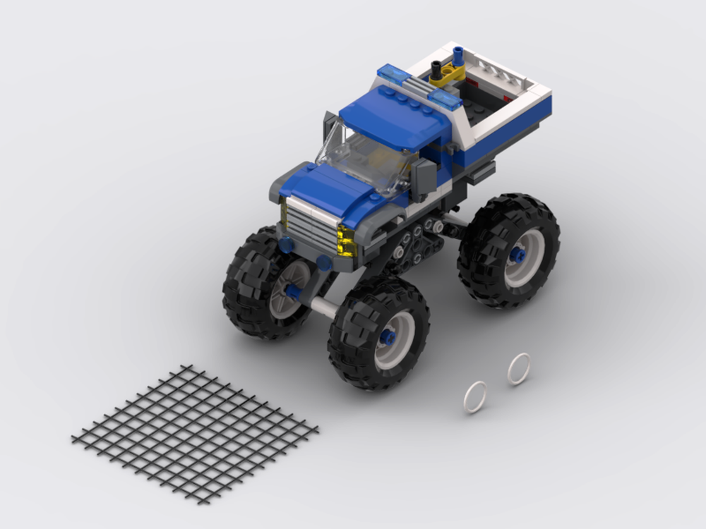 LEGO MOC (x) - Police Monster Truck Remake et 60172 by vchianea | - Build with LEGO
