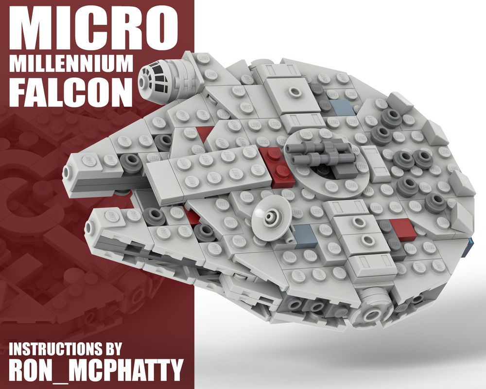 LEGO MOC PiXEL-DANs Millennium-Falcon 2021 Update UCS Mini Scale 1