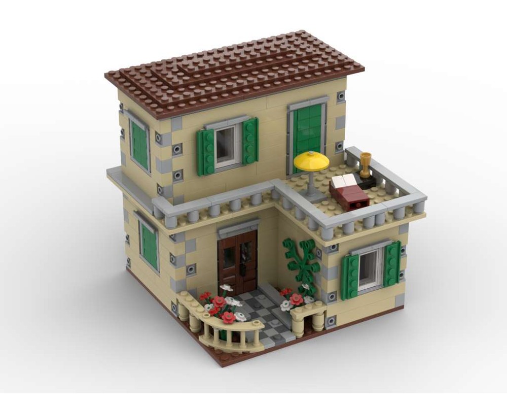 lego villa moc