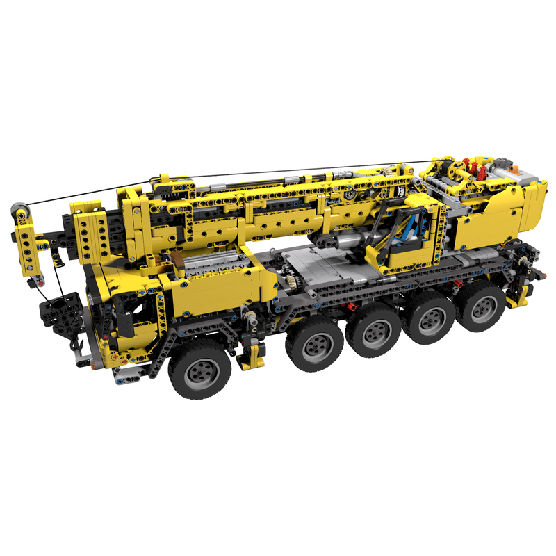 Lego Moc 42009 Mobile Crane With New Gearbox By Jb70 | Rebrickable - Build  With Lego