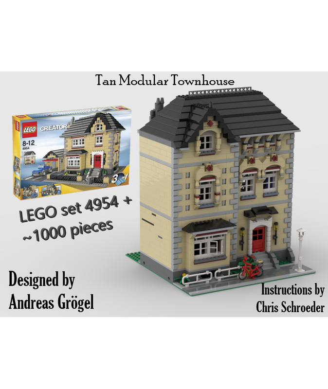 Creator House Lego Set 4954 LEGO Creator 4954 3-in-1 Model Town