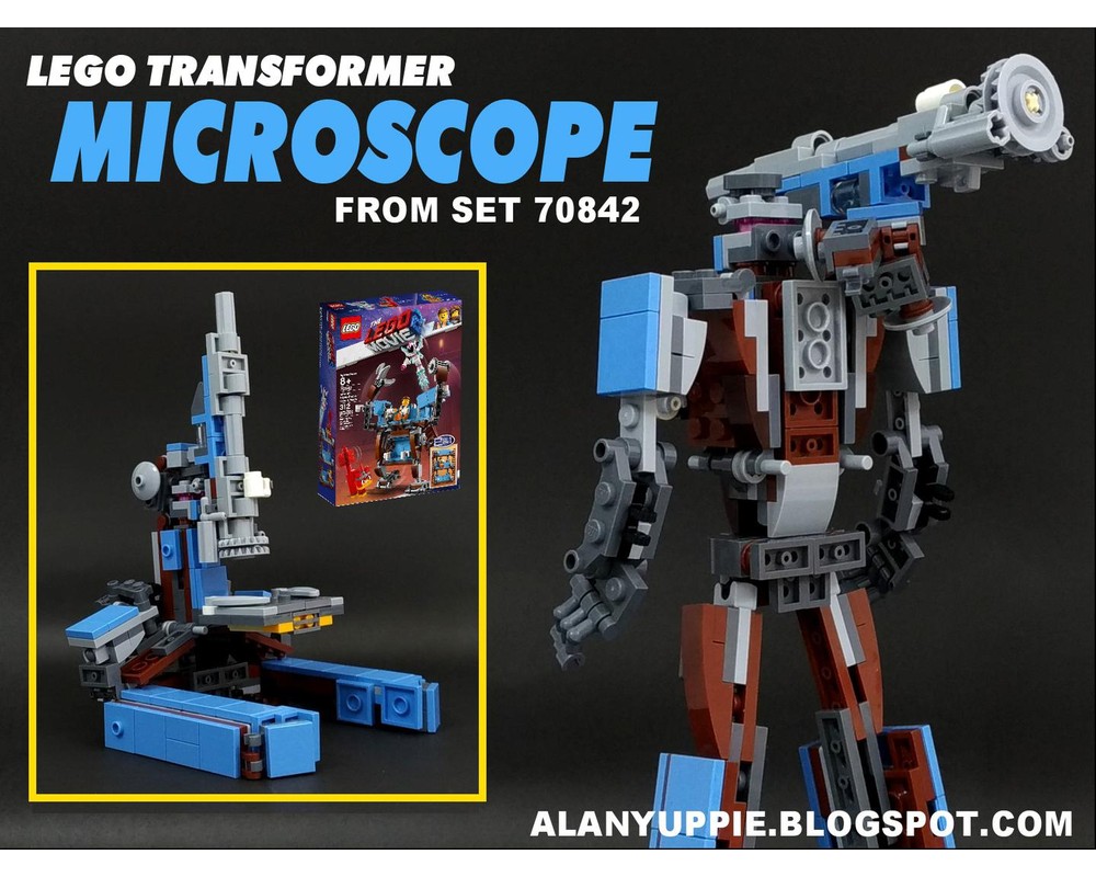 Lego Moc 32830 Transformer Microscope From Set 70842 Emmet S