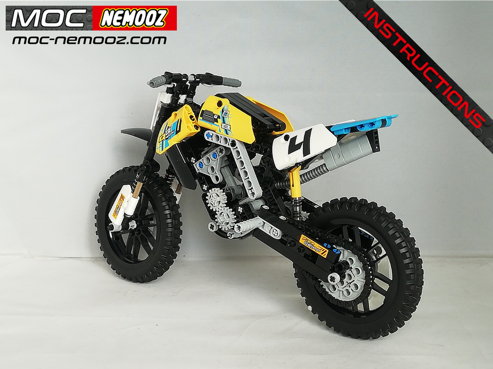 LEGO MOC-32893 SUZUKI RMZ 450 by MOC NEMOOZ | Rebrickable - Build