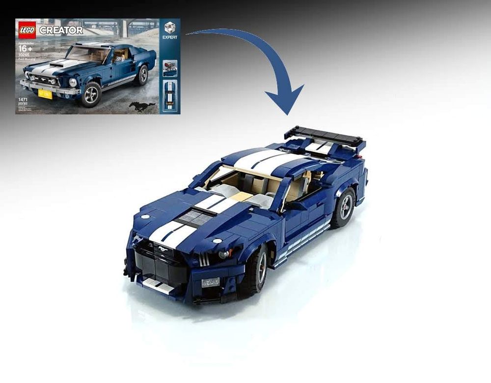 LEGO Mustang Shelby GT500 B model by firas_legocars | Rebrickable - Build with LEGO