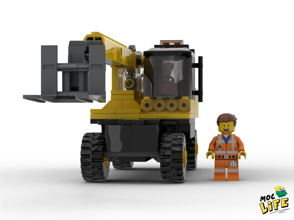 LEGO MOC-32961 Telehandler by MocLife | Rebrickable - Build with LEGO