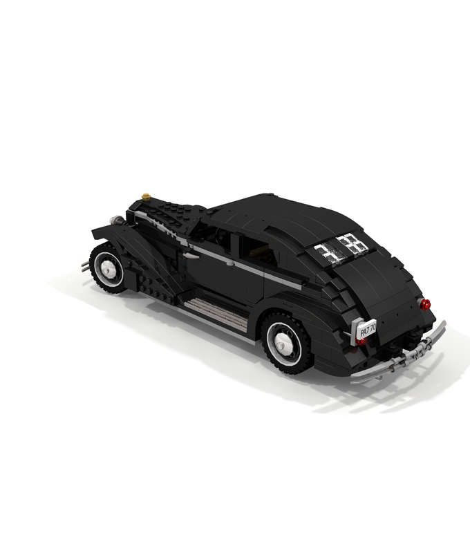 LEGO MOC Cadillac 1933 452C V16 Aerodynamic Coupe - 1:21 Miniland ...