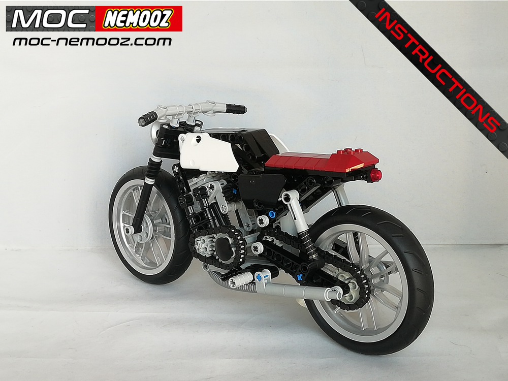 LEGO MOC TRIUMPH Bonneville by MOC NEMOOZ Rebrickable Build with LEGO