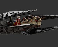 Santa's TIE Fighter