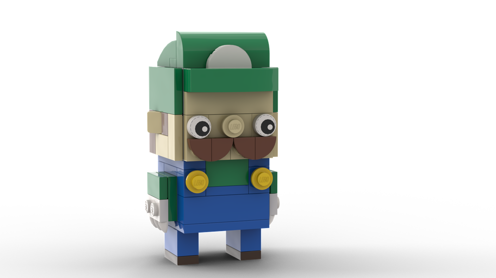 LEGO MOC Brickheadz Luigi by bogiboy | Rebrickable - Build with LEGO