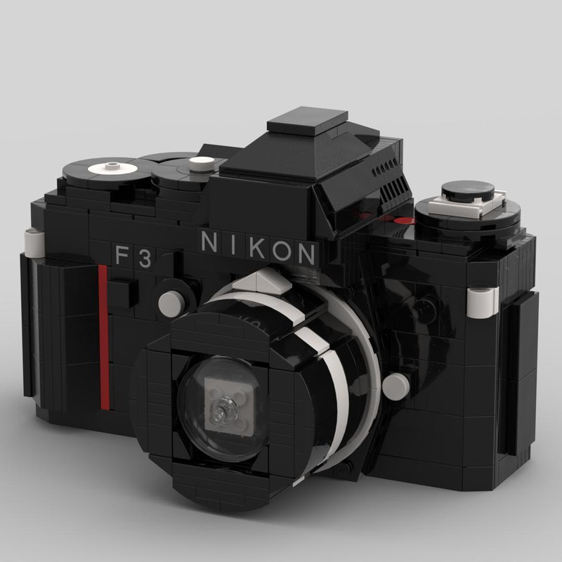 LEGO MOC Nikon F3 35mm SLR by EthanBrossard | Rebrickable - Build with LEGO