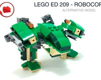 LEGO CREATOR 31058 Mech Dino Robot ED 209 from the movie ROBOCOP - MOC, Alternative Model, Building Instructions!