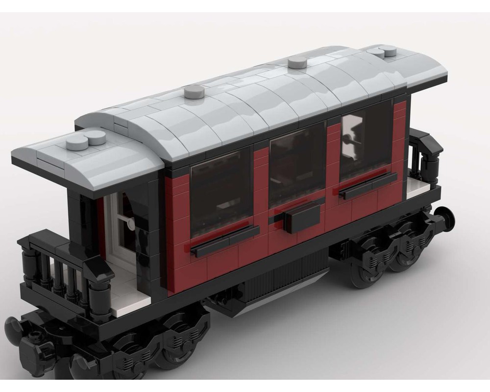 LEGO MOC Old style train wagon by john_brickmold | Rebrickable - Build ...