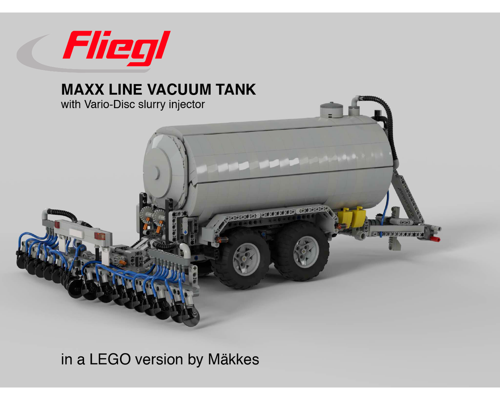 Lego Moc 33450 Fliegl Maxx Line Vacuum Tank For 42054 Technic