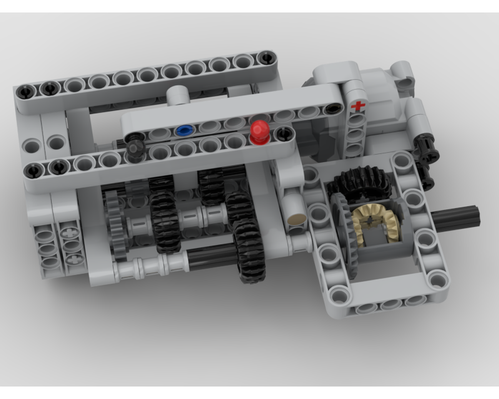 LEGO MOC33711 3 speed auto gearbox overworked version (Technic