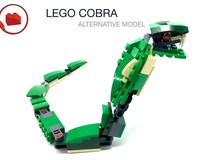LEGO CREATOR 31058 alternative build instructions - COBRA - MOC
