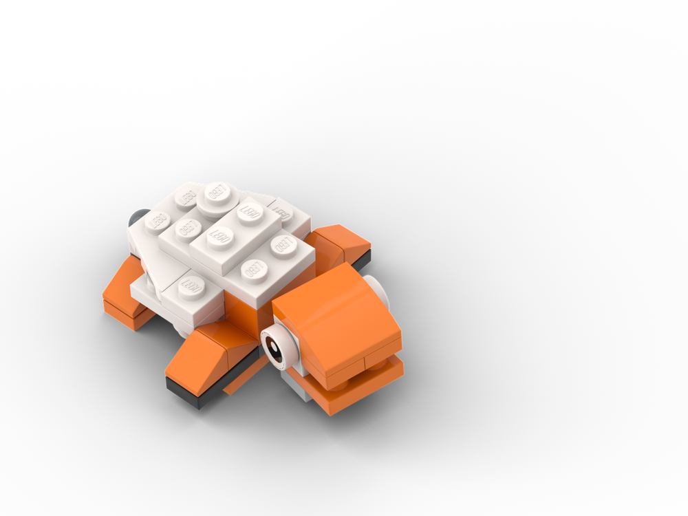 LEGO MOC Tiny Turtle by kamila | Rebrickable - Build with LEGO