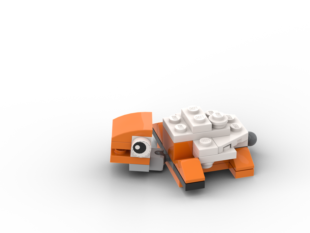LEGO MOC Tiny Turtle by kamila | Rebrickable - Build with LEGO