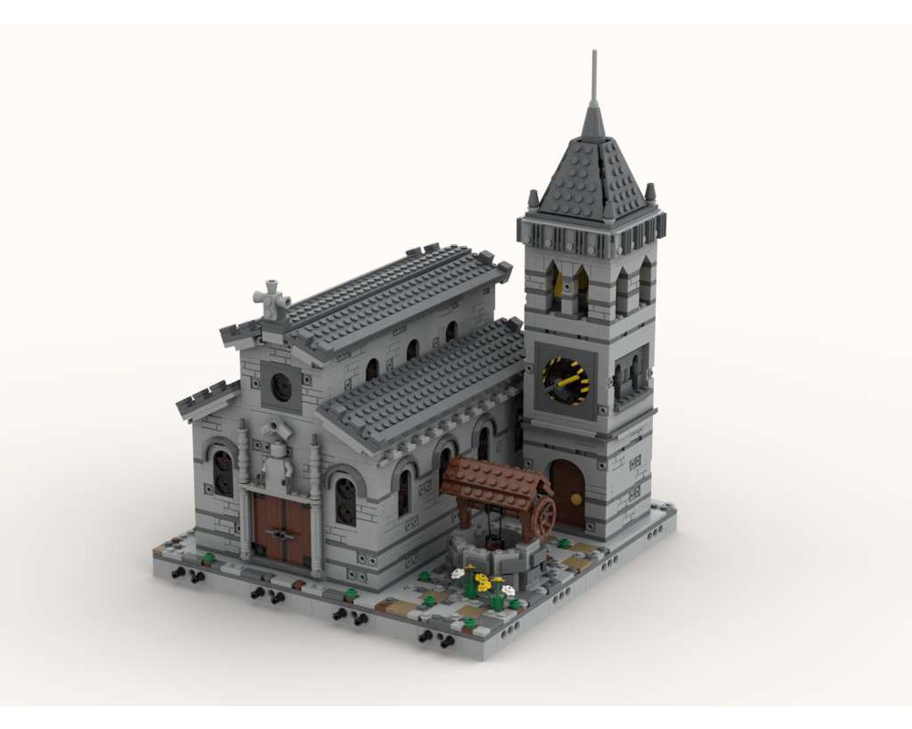 LEGO MOC-33985 Medieval Church - modular (Castle 2020) | Rebrickable ...