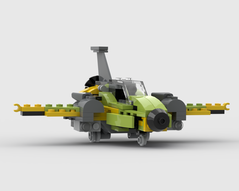 LEGO MOC 31092 - Pusher Fighter by InfernalQuack | Rebrickable