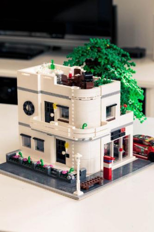 LEGO MOC-3401 Bauhaus Modular (Modular Buildings 2015) | Rebrickable