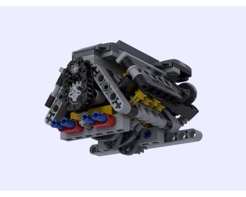 LEGO MOC engine W16 Bugatti EB 110 Centodieci by The one from the