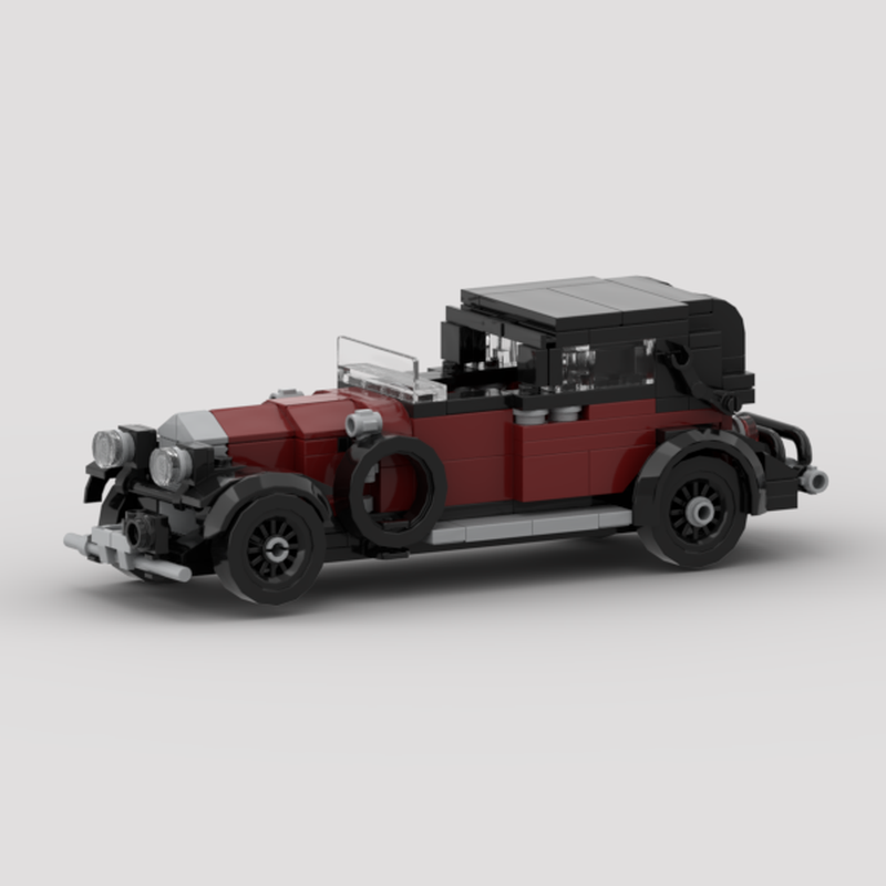 LEGO MOC 1929 LINCOLN MODEL L BROUGHAM TOWN CAR by BrickBuildCustoms