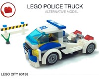 Lego City Police Racing Truck - 60138 set - Alternative build