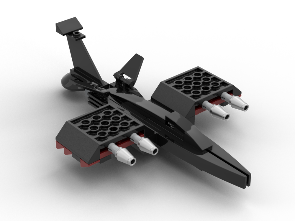 LEGO MOC 6866 Mutant Jet by plastic.ati | Rebrickable - Build with LEGO