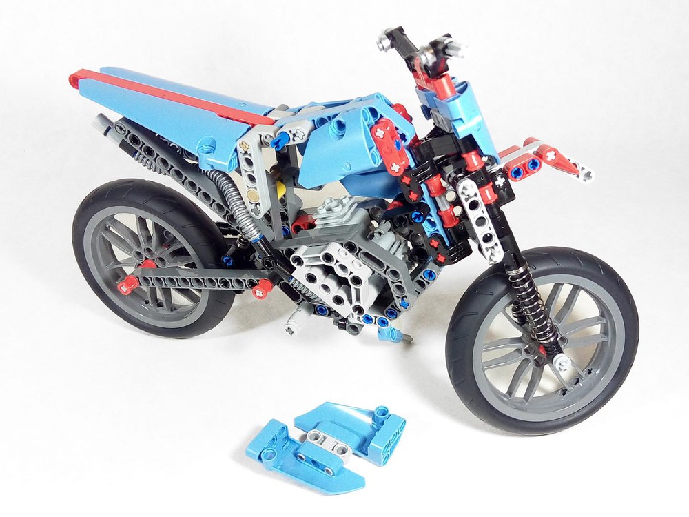 LEGO MOC 42036 - Supermoto by Artemy Zotov | Rebrickable - Build with LEGO