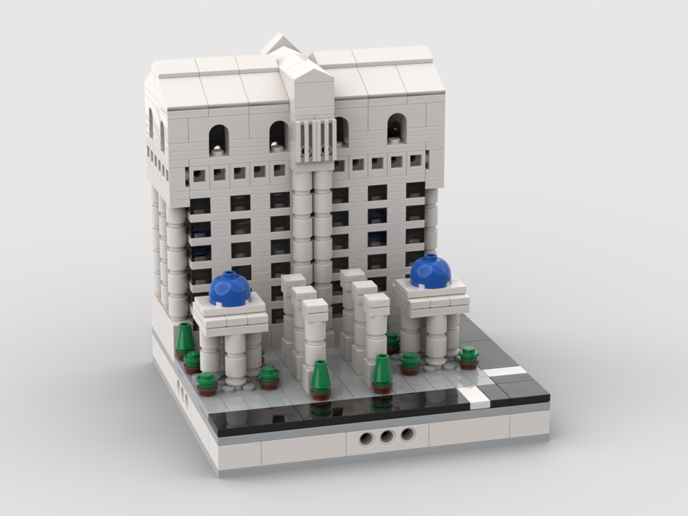 LEGO MOC Caesars Palace for Mini Modular City Las Vegas by