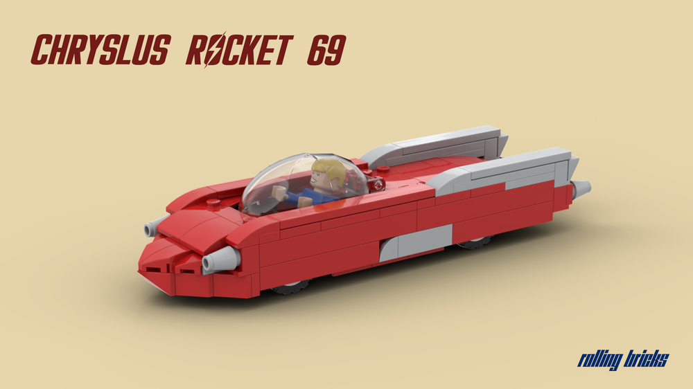 LEGO MOC Chryslus Rocket 69 RollingBricks | Rebrickable - Build with LEGO