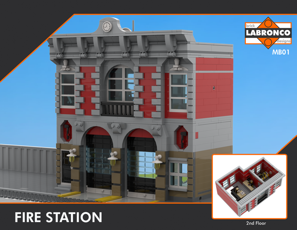 LEGO MOC MB01 Station Labronco Brick Designs | Rebrickable - Build with LEGO