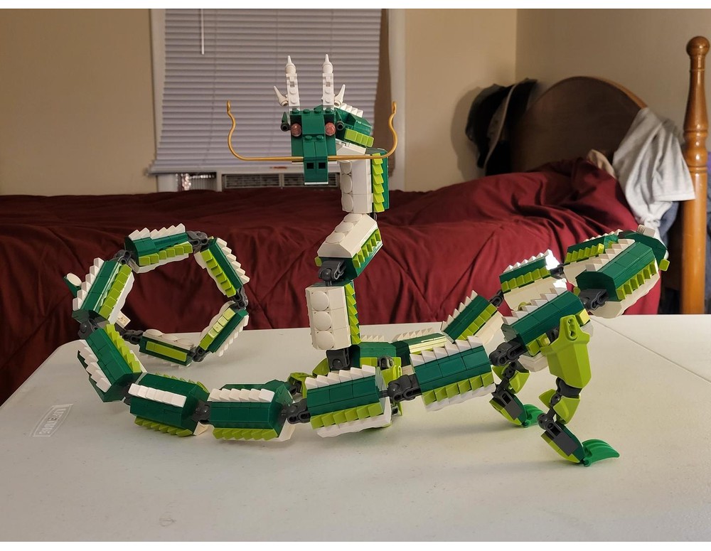 LEGO MOC East Asian Dragon by yodakya Rebrickable Build with LEGO