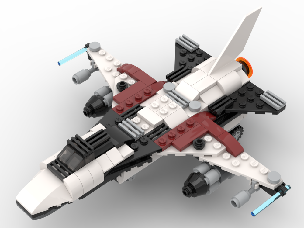 LEGO MOC 31091 F-16 Fighting by crazy8ron | Rebrickable - with LEGO