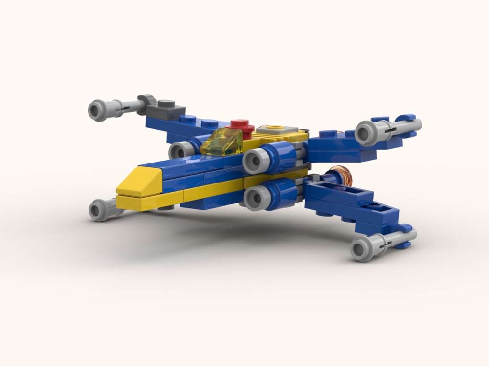 LEGO MOC-35007 30051 X-wing Classic Space MOD by Tavernello ...