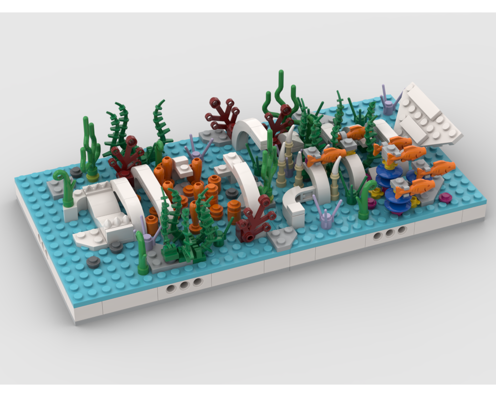 Lego Moc Whale Skeleton By Gabizon Rebrickable Build With Lego